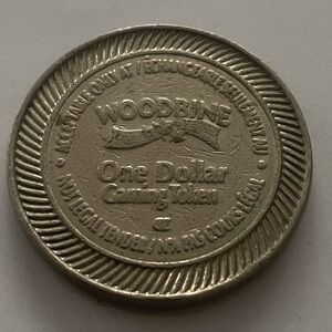 🇨🇦 🏇 Woodbine Racetrack One Dollar Gaming Token 🍀